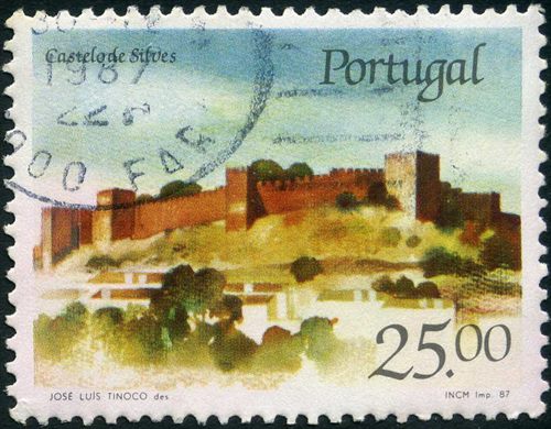 Portugal - 1987 - Castelos e Brasoes - Castelo de Silves - 25Esc