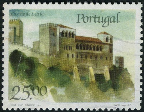 Portugal - 1987 - Castelos e Brasoes - Castelo de Leiria - 25Esc