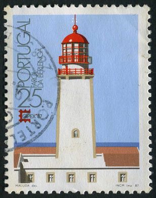 Portugal - 1987 - CAPEX 87 - Farol da Berlenga - 25Esc