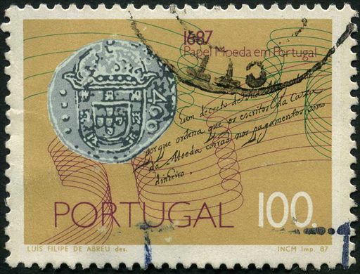 Portugal - 1987 - Papel Moeda em Portugal 1687-1987 - 100Esc00