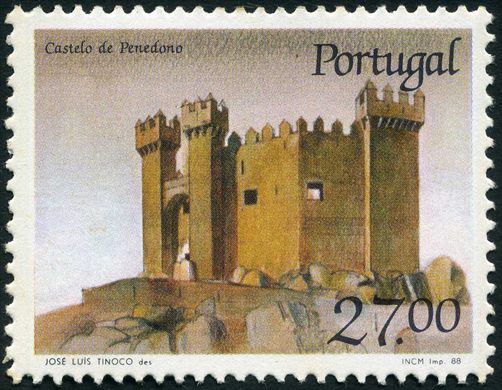 Portugal - 1988 - Castelos e Brasoes - Castelo de Penedono - 27Esc