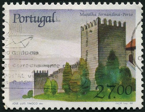Portugal - 1988 - Castelos e Brasoes - Muralha Fernandina Porto - 27Esc