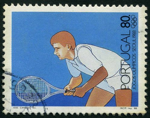 Portugal - 1988 - Jogos Olimpicos Seul Tenis - 80Esc00