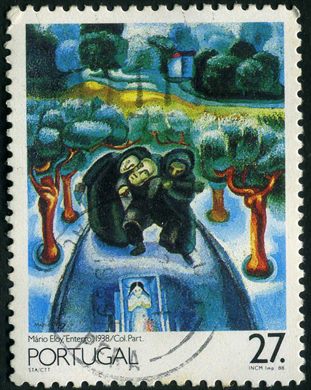 Portugal - 1988 - Pintura Portuguesa Seculo XX - Mario Eloy Enterro - 27Esc