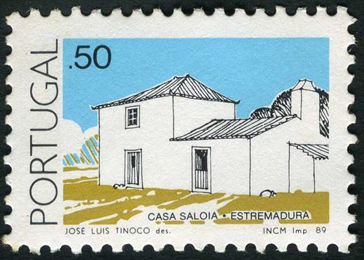 Portugal - 1989 - Arquitectura Popular Casa Saloia Estremadura - 0.50Esc