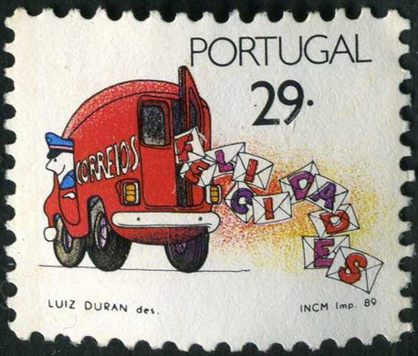 Portugal - 1989 - Correios - Carrinha Felicidades - 29Esc