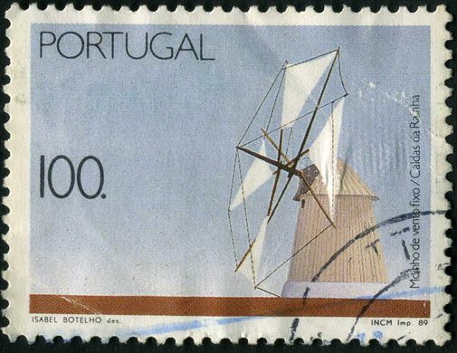 Portugal - 1989 - Moinhos de Vento Fixo Caldas da Rainha - 100Esc00