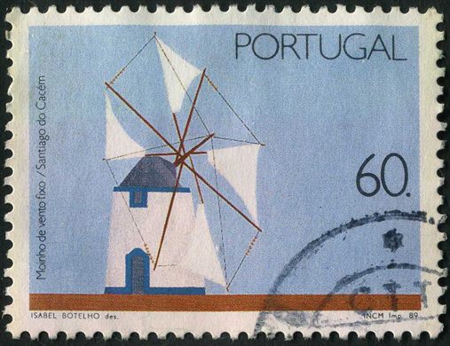 Portugal - 1989 - Moinhos de Vento Fixo Santiago do Cacem - 60Esc00