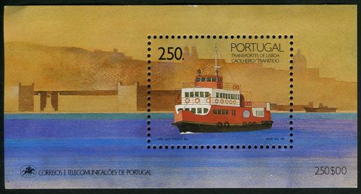 Portugal - 1989 - Transportes de Lisboa Cacilheiro Transtejo - 250 00