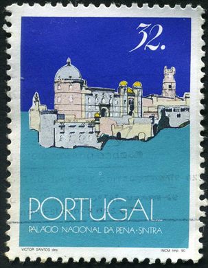 Portugal - 1990 - Monumentos - Palacio Nacional da Pena Sintra - 32Esc00
