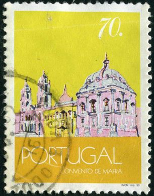 Portugal - 1990 - Monumentos - Convento de Mafra - 70Esc00