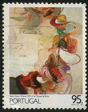 Portugal - 1990 - Pintura Portuguesa Seculo XX - Vasco Costa Pintura - 95Esc