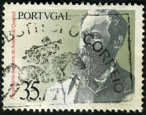 Portugal - 1991 - Centenario Morte Antero de Quental - 35Esc