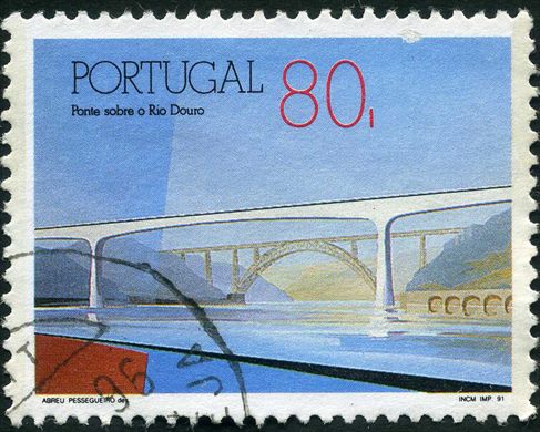 Portugal - 1991 - Viacao - Ponte sobre Rio Douro - 80 00Esc