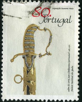 Portugal - 1991 - Exposicao Tesouros Reais - Sabre de Corte - 80 00