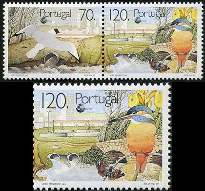Portugal - 1992 - ECO92 Aves - 120Esc00