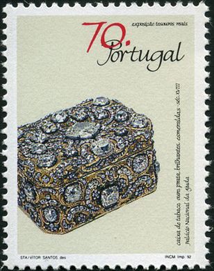 Portugal - 1992 - Exposicao Tesouros Reais Caixa de Tabaco - 70Esc00