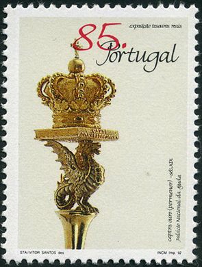 Portugal - 1992 - Exposicao Tesouros Reais Ceptro - 85Esc00