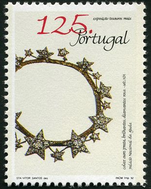 Portugal - 1992 - Exposicao Tesouros Reais Colar - 125Esc00