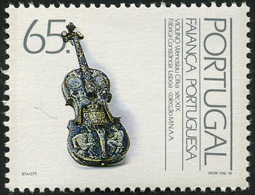 Portugal - 1992 - Faianca Portuguesa Sec XIX Violino Wenceslau Cifka Constancia Lisboa - 65Esc00