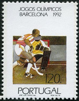 Portugal - 1992 - Jogos Olimpicos Barcelona Hoquei em Patins - 120Esc00