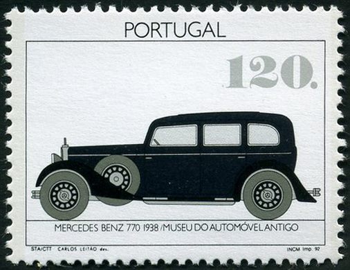 Portugal - 1992 - Museu do Automovel Antigo - Mercedes Benz 770 1938 - 120Esc00