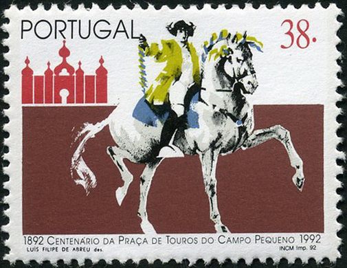 Portugal - 1992 - Centenario da Praca de Touros do Campo Pequeno - 38Esc