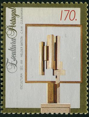 Portugal - 1993 - Escultura Portuguesa - Helder Batista Sec XX - 170 00Esc