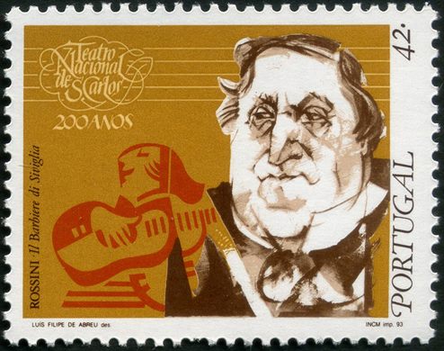 Portugal - 1993 - Teatro Nacional de S Carlos 200 Anos Rossini - 42 00