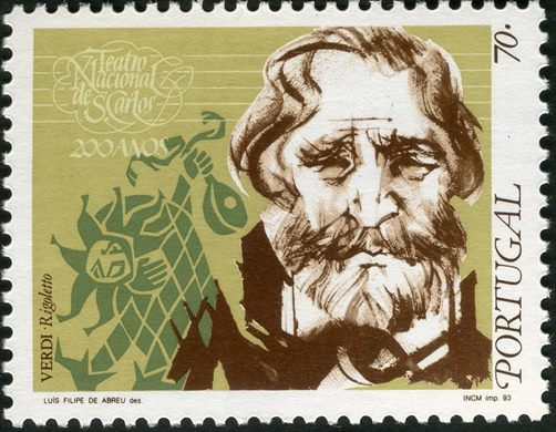 Portugal - 1993 - Teatro Nacional de S Carlos 200 Anos Verdi - 70 00