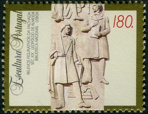 Portugal - 1994 - Escultura - Relevos Fachada Leopoldo de Almeida - 180 00Esc