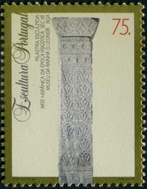 Portugal - 1994 - Escultura - Pilastra Visigotica - 75 00Esc