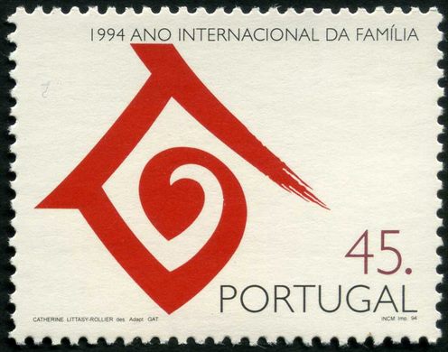 Portugal - 1994 - Ano Internacional da Familia - 45Esc