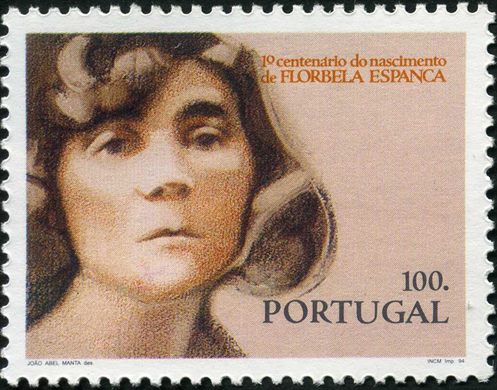 Portugal - 1994 - Centenario Nascimento Florbela Espanca - 100Esc