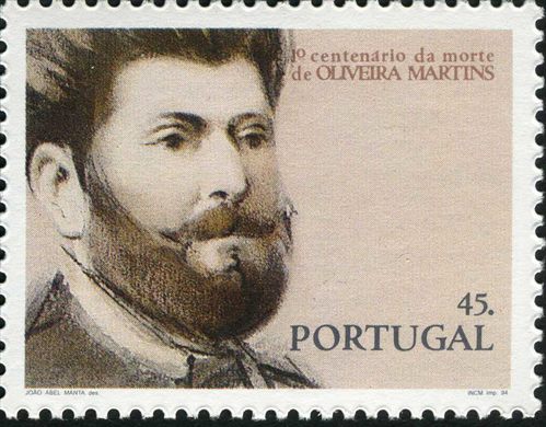 Portugal - 1994 - Centenario Morte Oliveira Martins - 45Esc