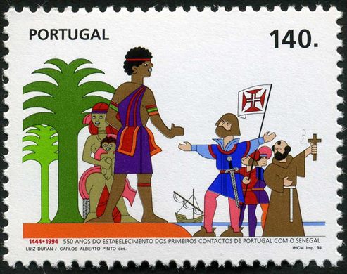 Portugal - 1994 - Contactos com Senegal 550 Anos - 140Esc