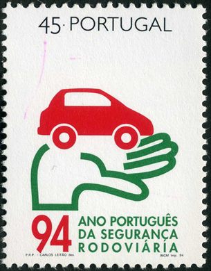 Portugal - 1994 - Ano Portugues Seguranca Rodoviaria - 45Esc