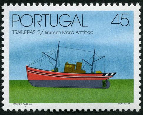 Portugal - 1994 - Traineiras 2 Traineira Maria Arminda - 45 00