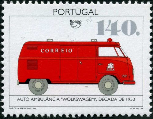 Portugal - 1994 - UPAEP Auto Ambulancia Volkswagen - 140Esc