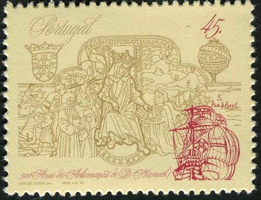 Portugal - 1995 - Aclamacao D Manuel I 500 Anos - 45Esc