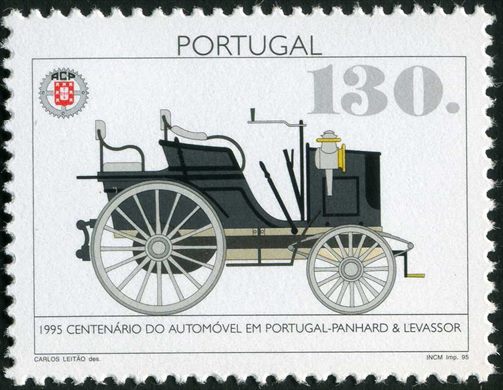 Portugal - 1995 - Centenario do Automovel em Portugal - 130Esc