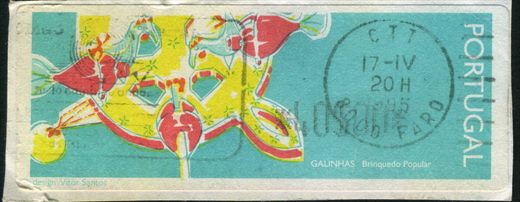 Portugal - 1995 - Brinquedos Populares - Galinhas - Sem Valor