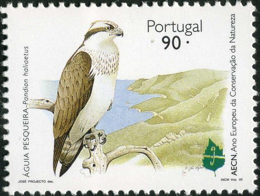 Portugal - 1995 - Ano Europeu Conservacao Natureza - 90Esc