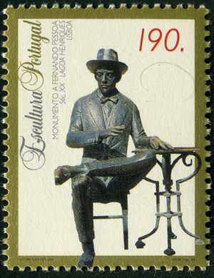 Portugal - 1995 - Escultura - Monumento Fernando Pessoa Lagoa Henriques - 190 00Esc