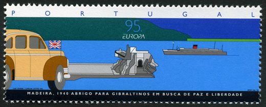 Portugal - 1995 - Europa - Paz e Liberdade - Gibraltinos na Madeira - 95Esc