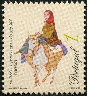 Portugal - 1995 - Profissoes e Personagens do Seculo XIX - 1Esc