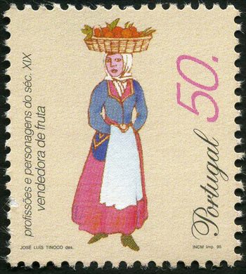 Portugal - 1995 - Profissoes e Personagens do Seculo XIX - 50Esc