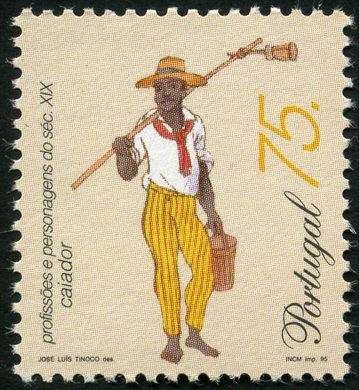 Portugal - 1995 - Profissoes e Personagens do Seculo XIX - 75Esc