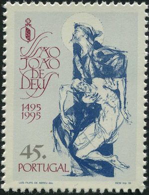 Portugal - 1995 - 5o Centenario Sao Joao de Deus - 45Esc