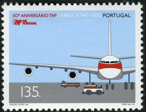 Portugal - 1995 - 50 Aniversario da TAP - 135Esc